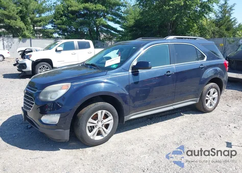 2016 Chevrolet Equinox Lt из США, поврежденный, VIN 2GNALCEK2G6115456
